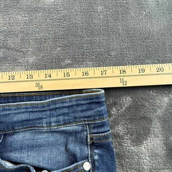 Judy Blue Jeans Womens 15/32 Relaxed Fit Dark Wash Stretch High Rise - Picture 7 of 10